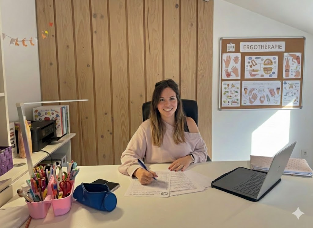 Laëtitia Mouraud-Canarelli, ergothérapeute D.E., en consultation dans les Alpes-Maritimes